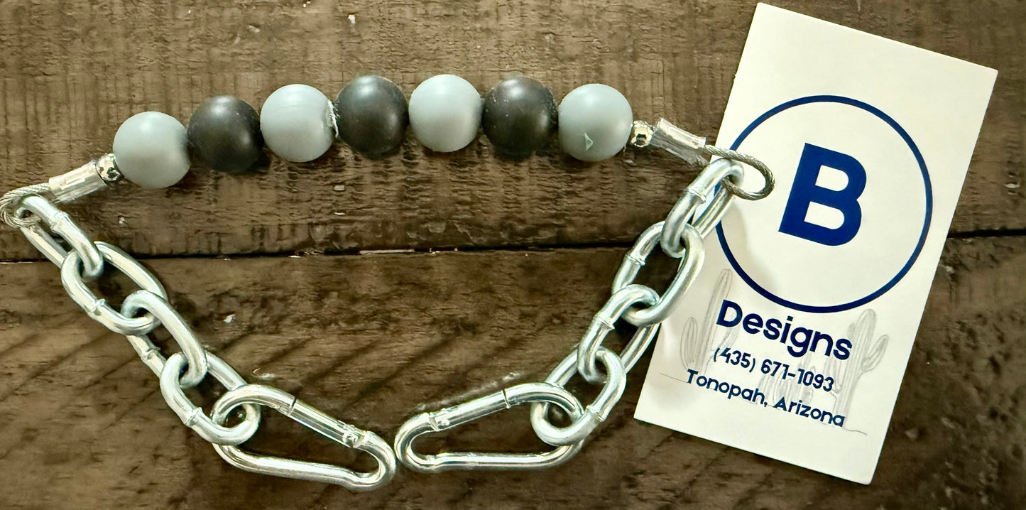 Curb Straps with Chain