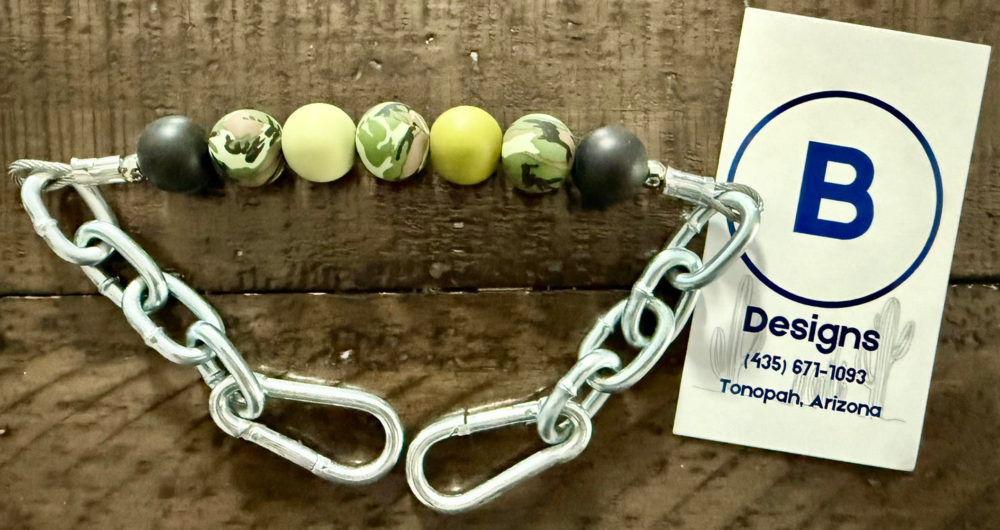 Curb Straps with Chain